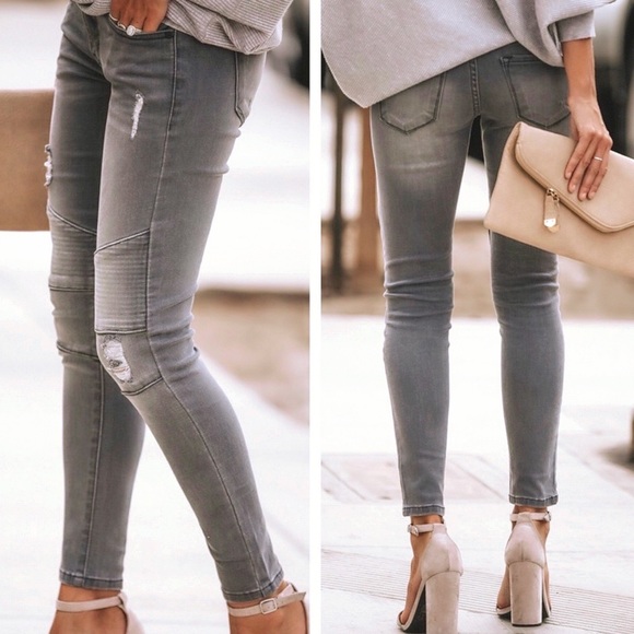 KanCan | Distressed Moto Skinny Jeans - Picture 5 of 16